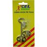 CABIN HOOK 75MM BRASS CARDED XCEL