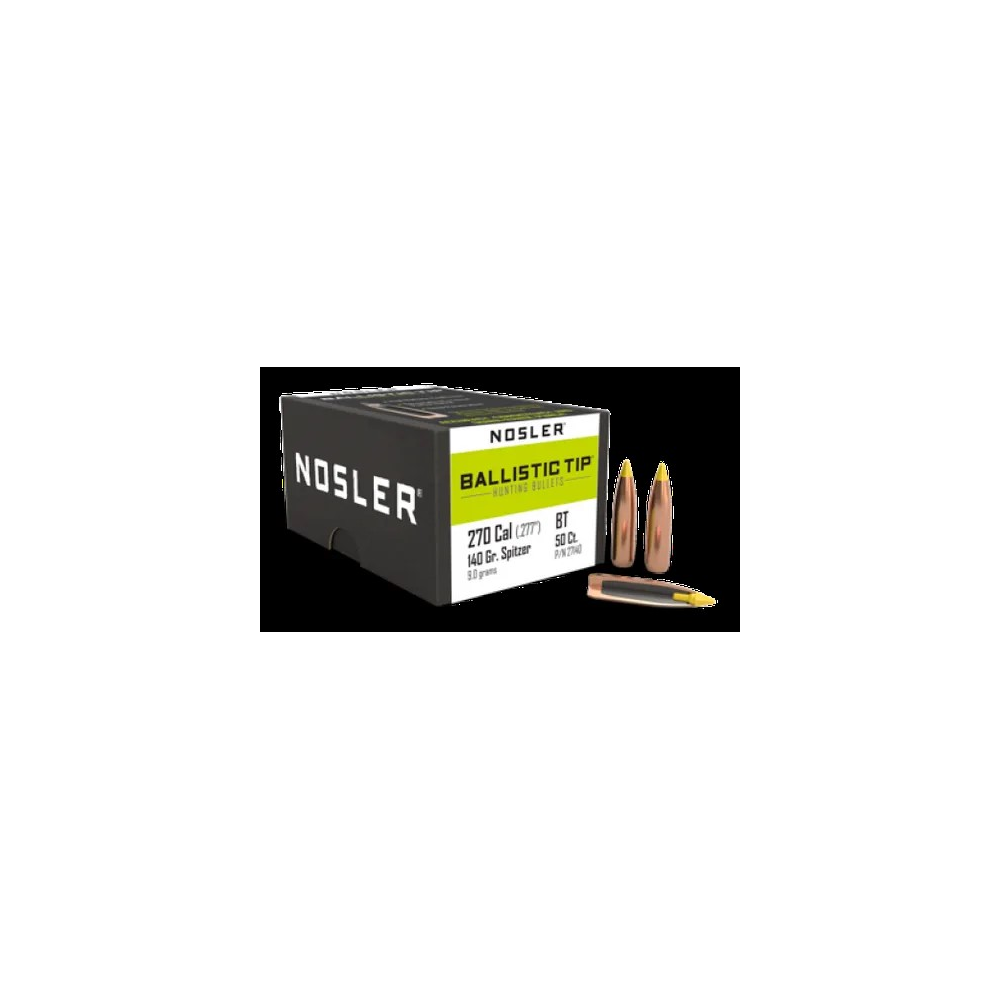 NOSLER 270CAL 140GR BALLISTIC TIP