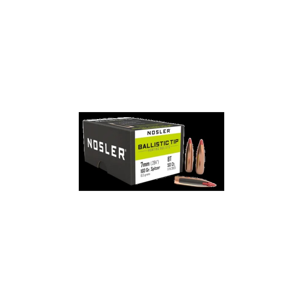 NOSLER 7MM 160GR BALLISTIC TIP