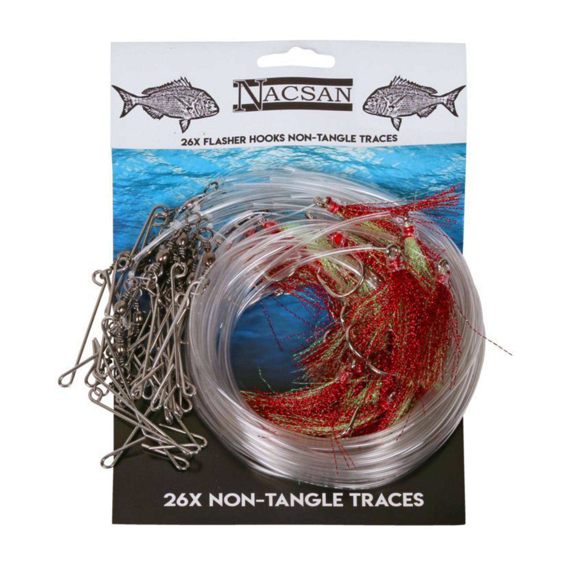 Trace Pack Flash hooks/tube - Fishing-Salt Water Fishing-Hooks and Terminal  Tackle : King & Henry 