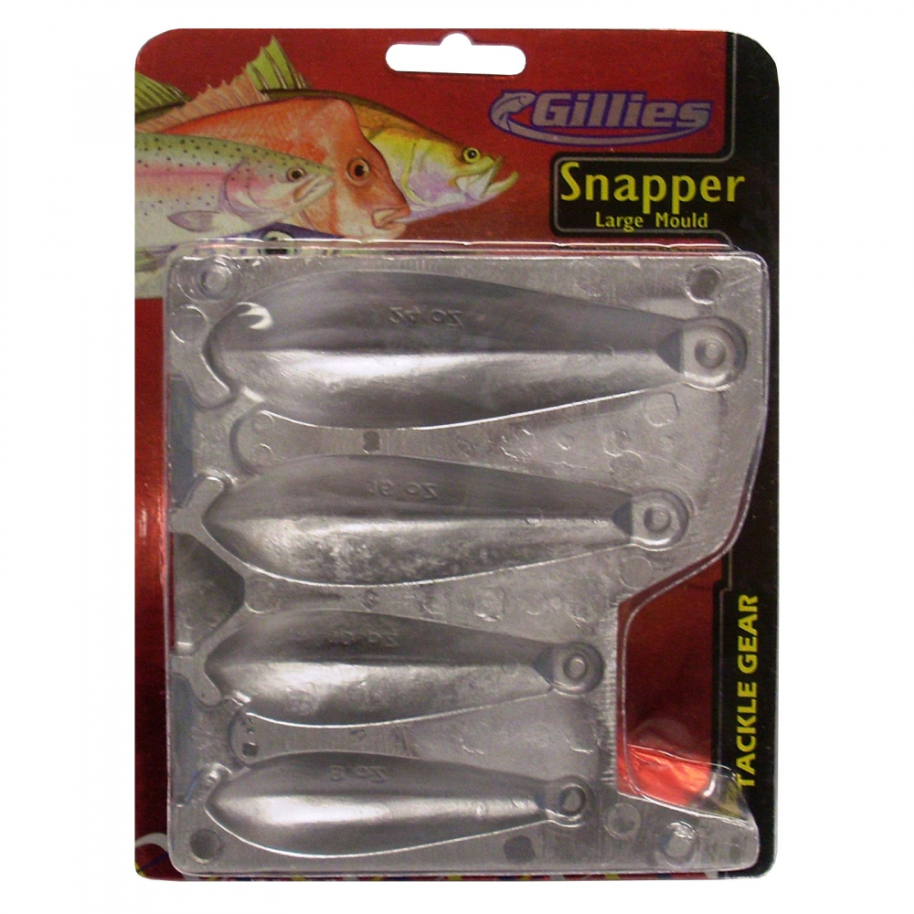 Gillies Sinker Mould - Snapper - Large