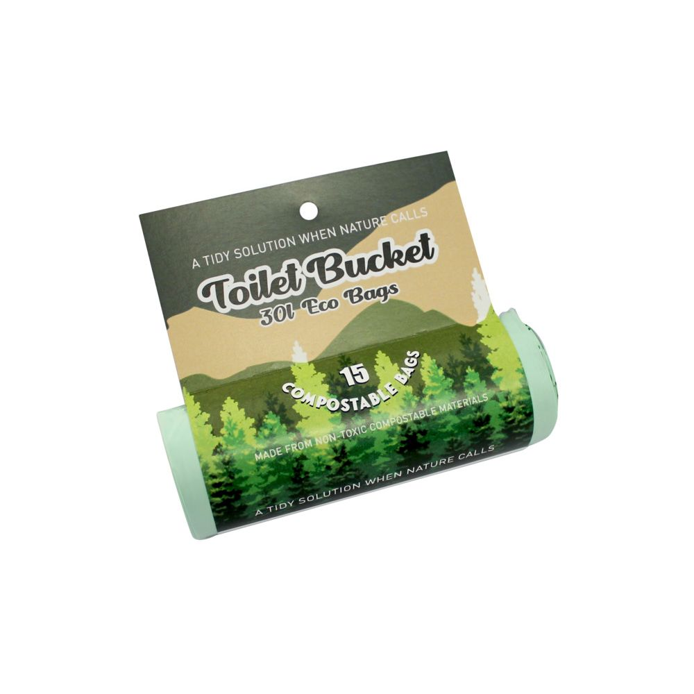 TOILET BUCKET ECO BAG ROLL (16 BAGS PER ROLL)