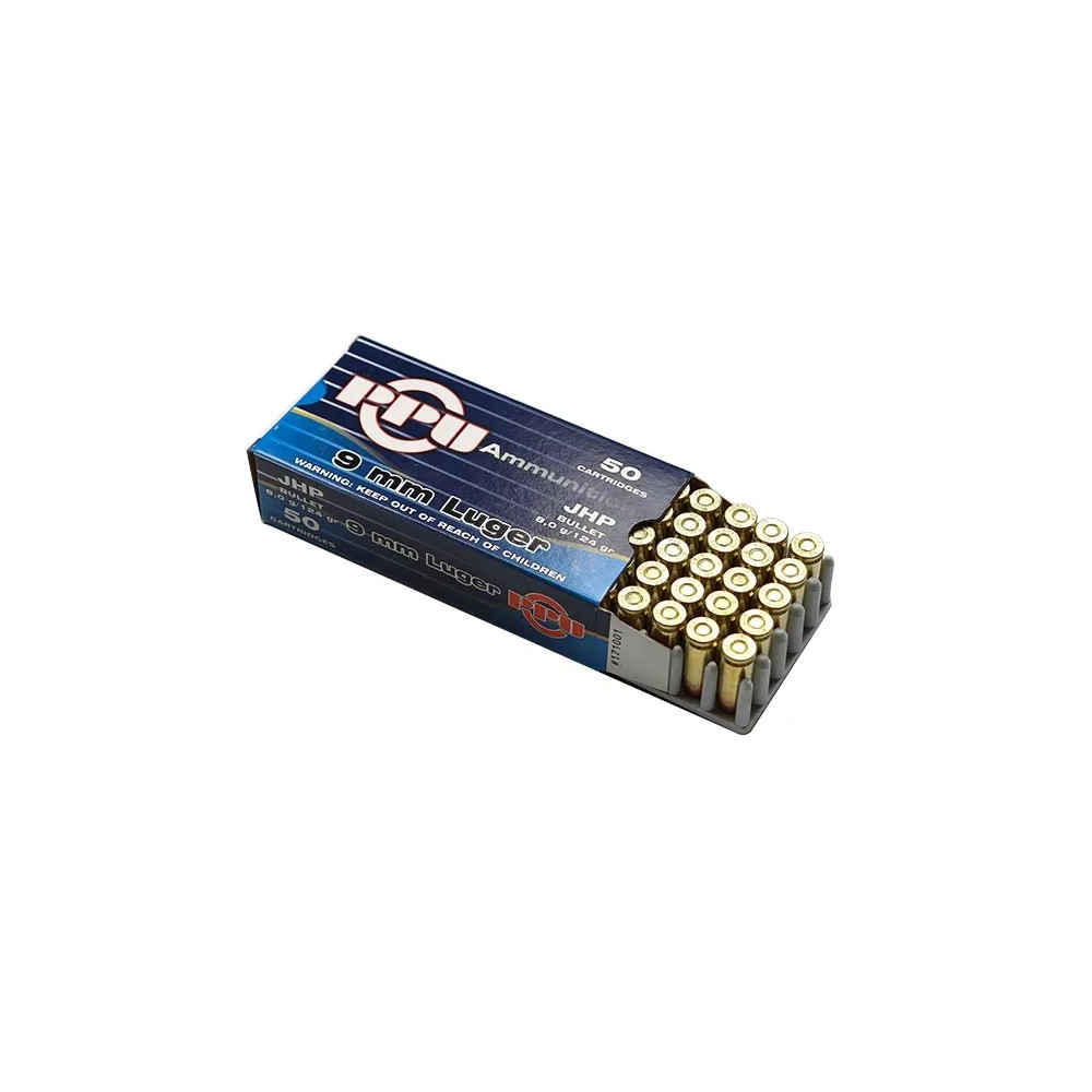 PRVI PARTIZAN 9MM JHP 124GR