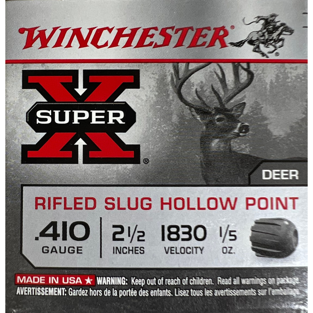 Winchester rifled slug Hollow Point .410 