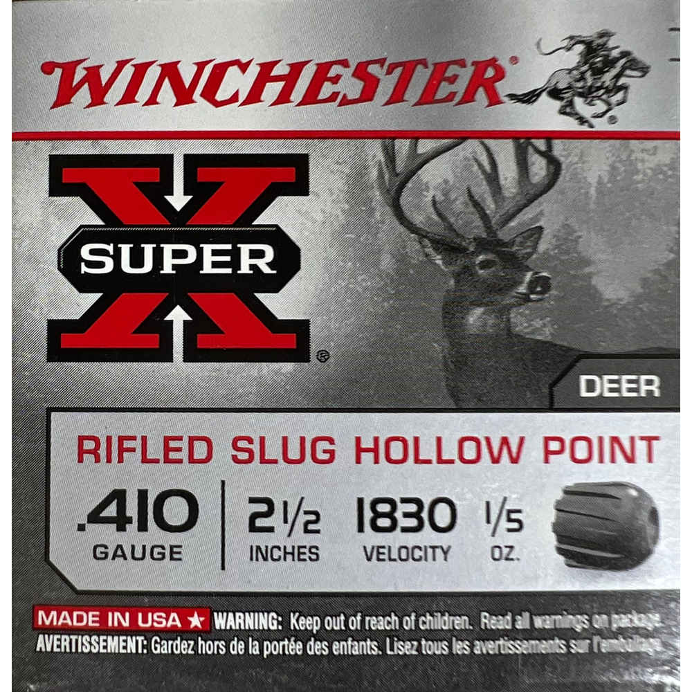 Winchester rifled slug Hollow Point .410 