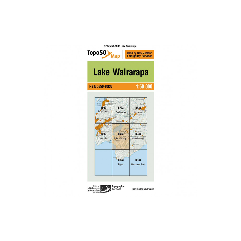 Topo50 Lake Wairarapa  folded