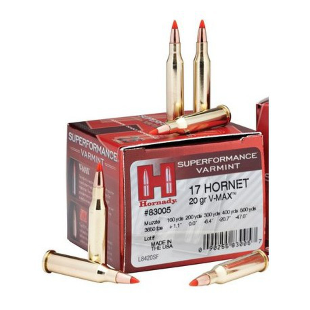 Hornady 17 Hornet 20gr V-MAX