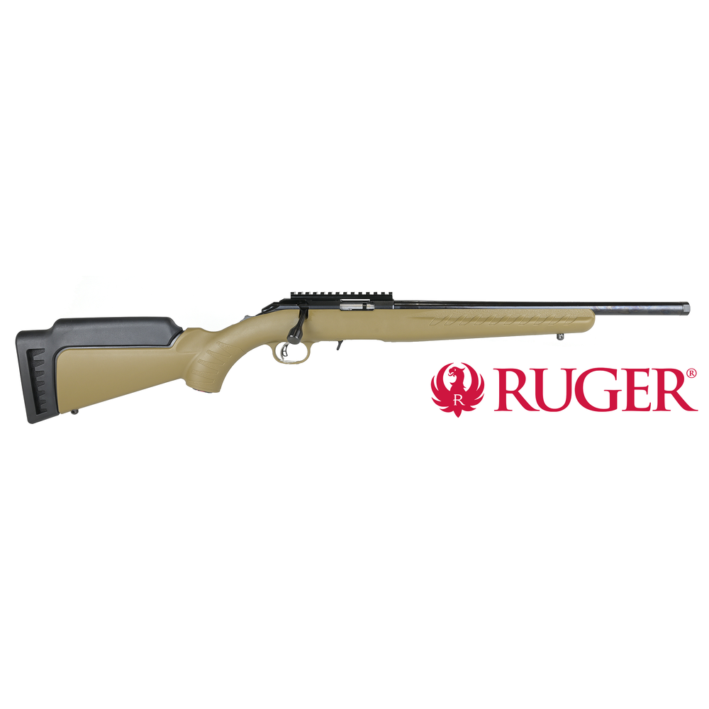 RUGER AMERICAN RANCH RF BLUED THREADED 22 LR