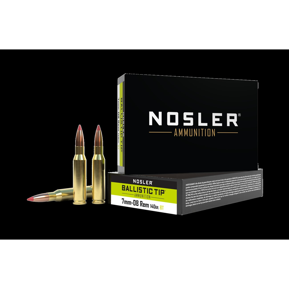 NOSLER 7mm- 08 140GR BALLISTIC TIP 