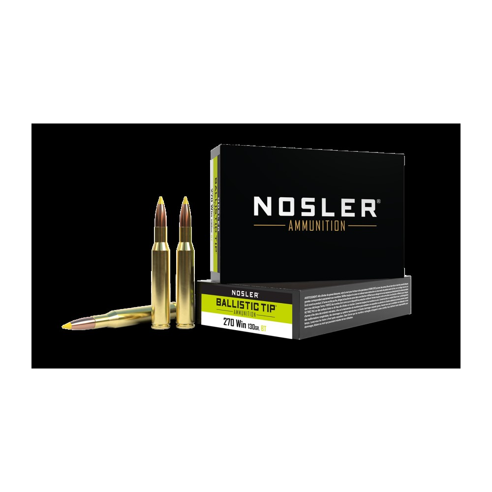 NOSLER 270WIN 130G Ballistic Tip