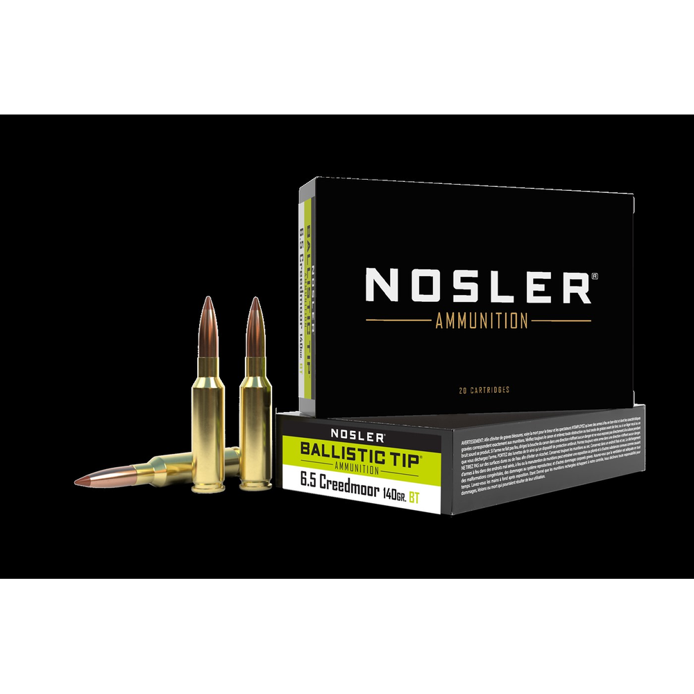 Nosler 6.5 Creedmoor 140gr Ballistic Tip