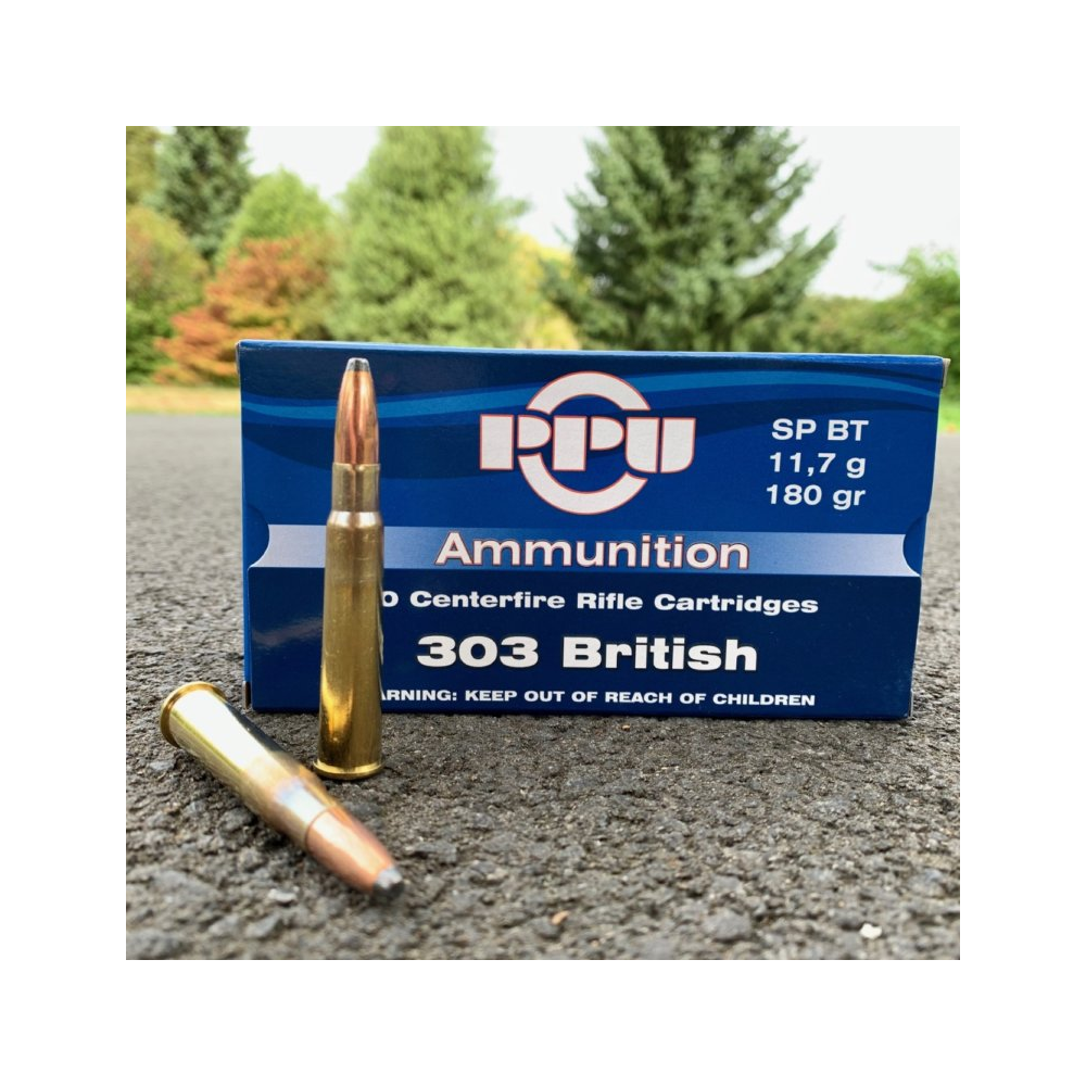 PPU 303 British 180gr Soft Point 