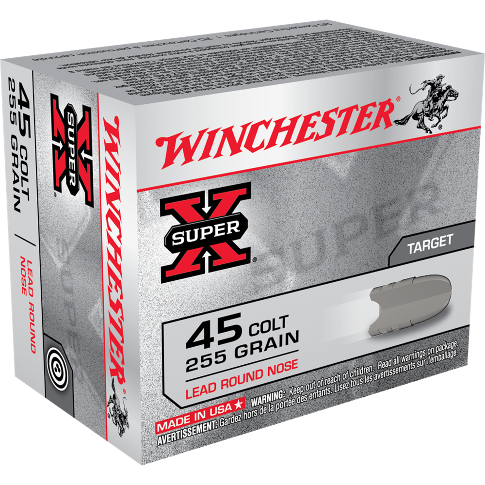 WINCHESTER SUPER X .45 COLT 255GR LRN 