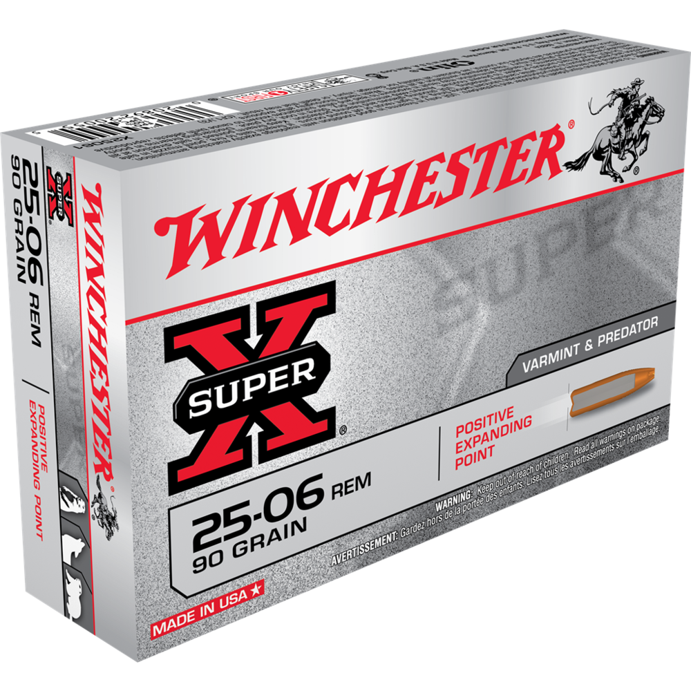 WINCHESTER SUPER X .25-06REM 90GR PEP
