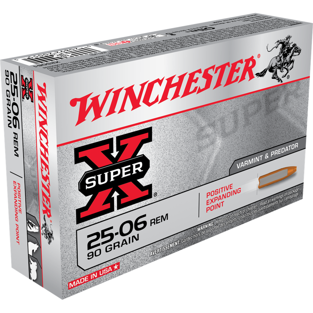 WINCHESTER SUPER X .25-06REM 90GR PEP