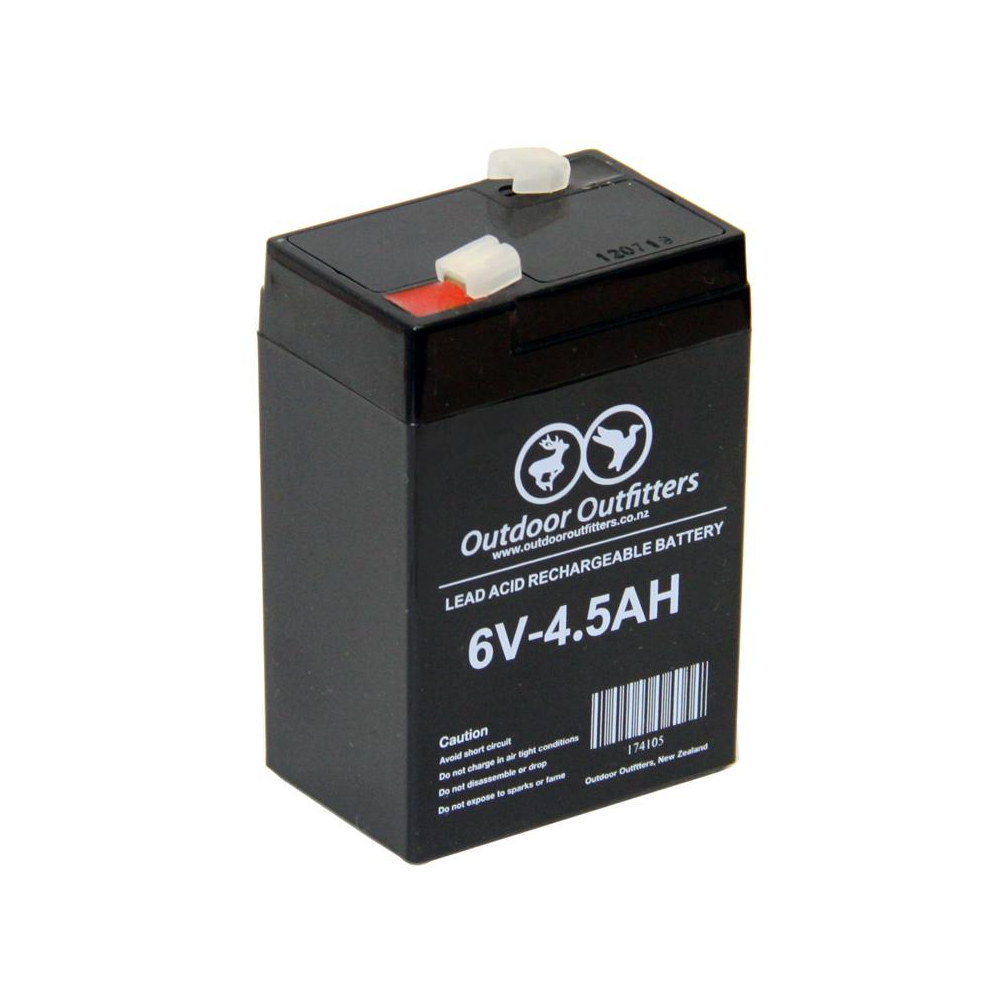 OO BATTERY 6V 4.5AH rechargeable