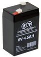 OO BATTERY 6V 4.5AH rechargeable