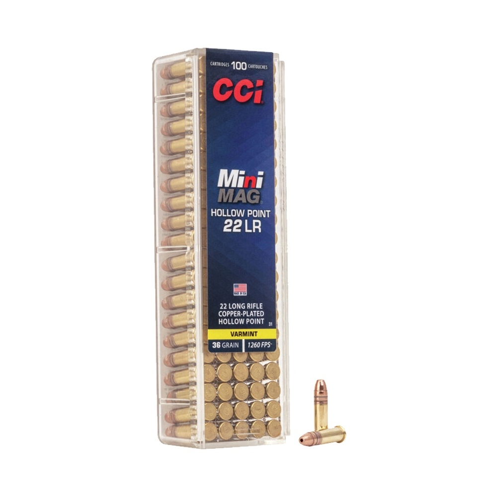 CCI .22LR MINI MAG 100 ROUNDS