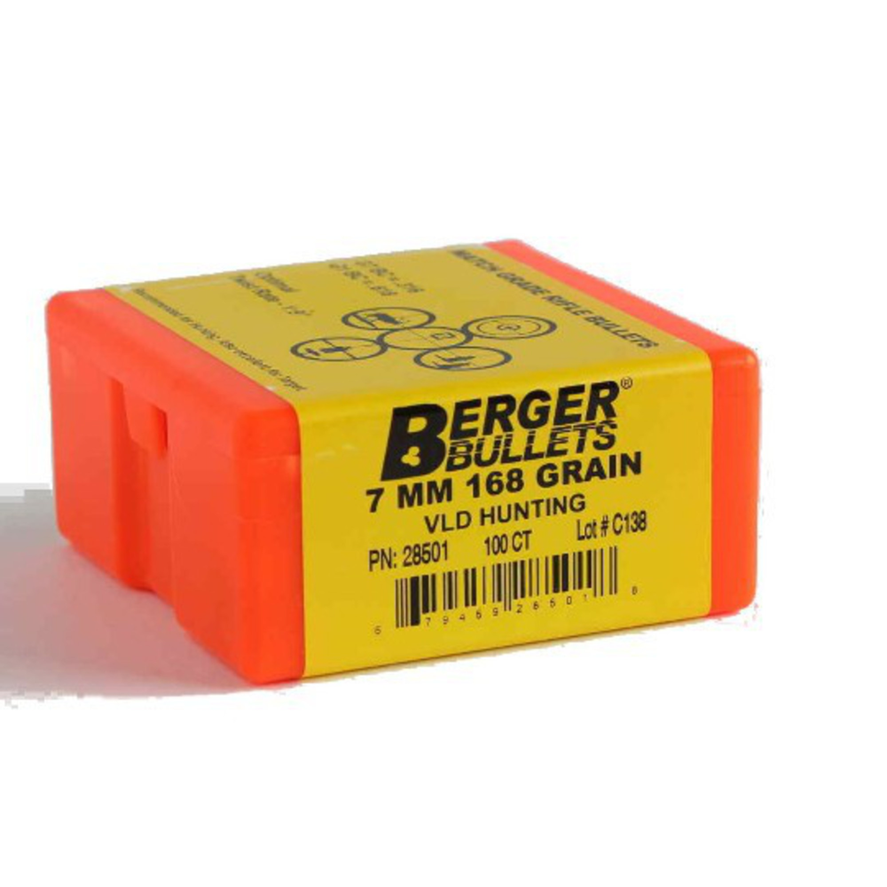 BERGER 7MM 180GR VLD HUNTING