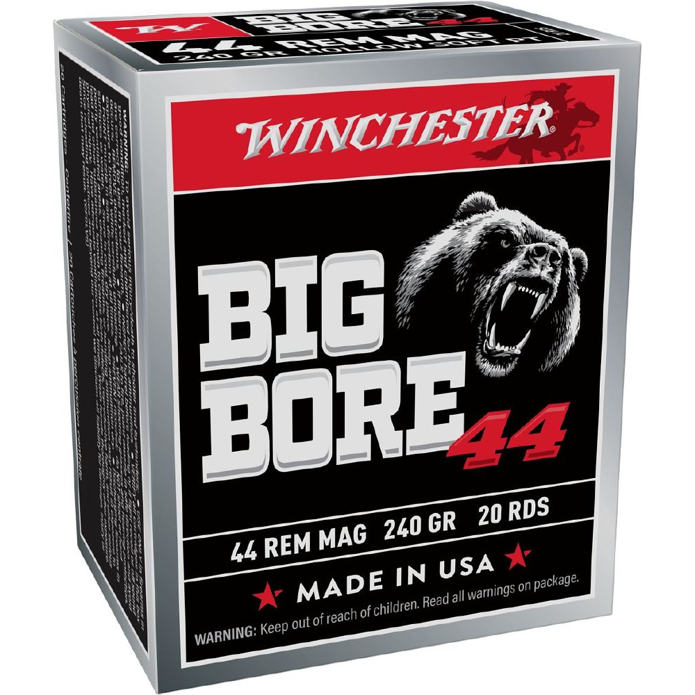 WINCHESTER BIG BORE .44RM 240GR SJHP