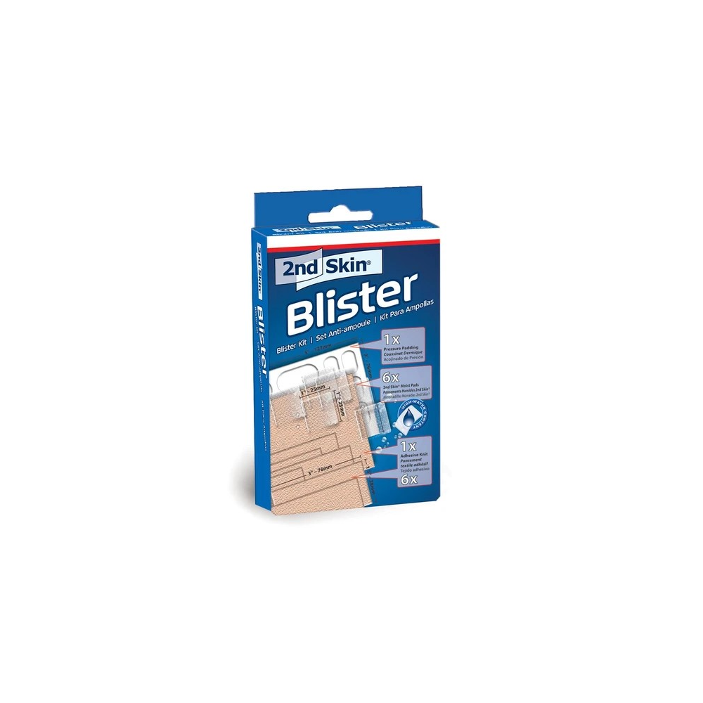 2ND SKIN SPORTS BLISTER KIT 1" SQUARES