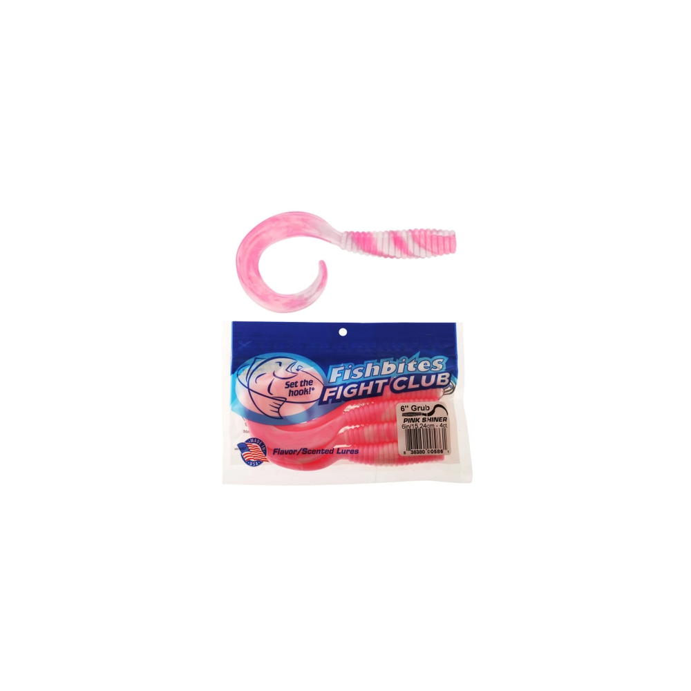 FIGHT CLUB GRUB PINK & WHITE 6"