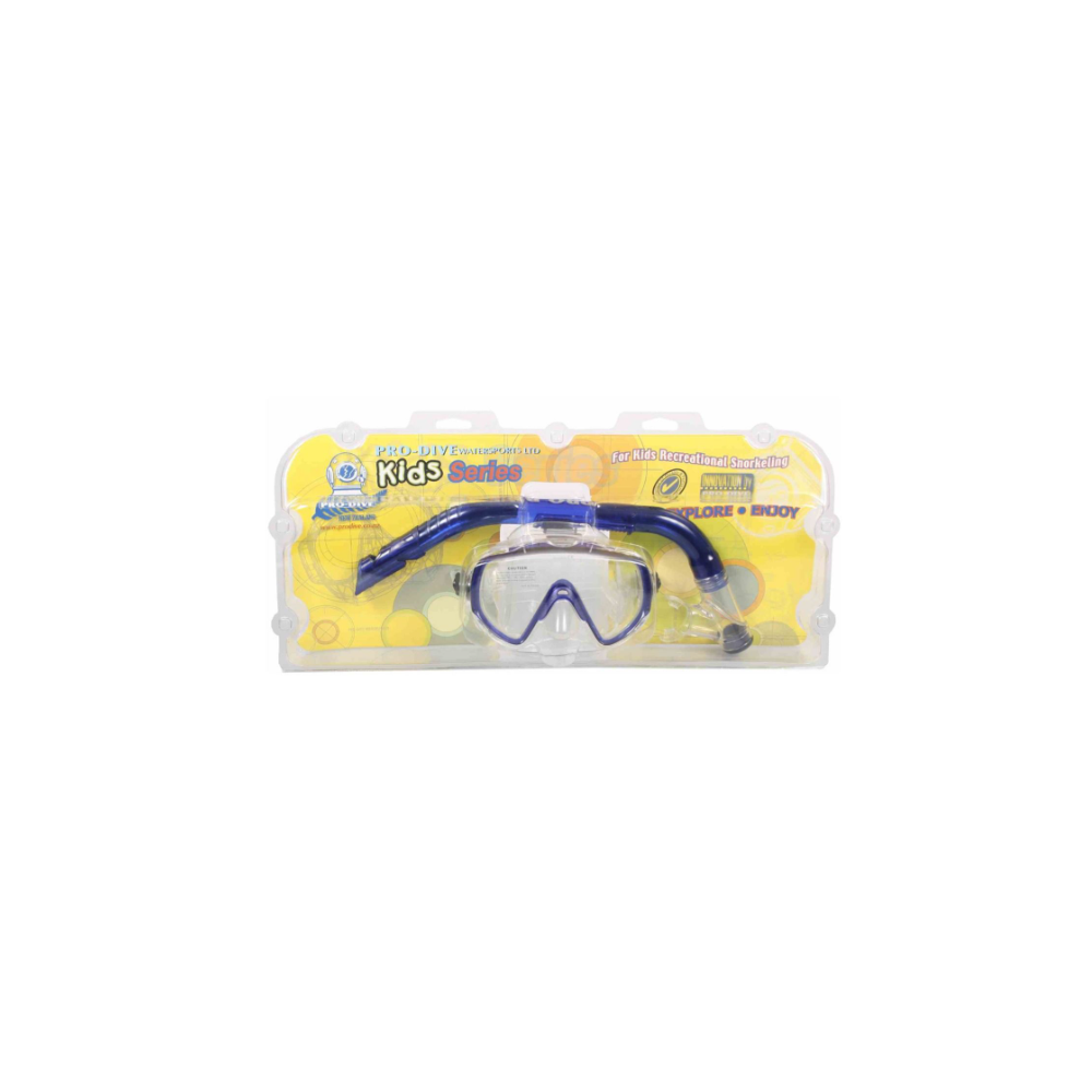 PRO DIVE KIDS BIG MASK GREEN/BLUE