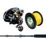 BEASTMASTER 9000B + STATUS BW 5'6" 2PCE 50/80LB B/BUTT ROD+P/PRO HI VIS 80LB