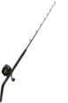 BEASTMASTER 9000B + STATUS BW 5'6" 2PCE 50/80LB B/BUTT ROD+P/PRO HI VIS 80LB
