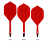RED - FLIGHT DECK-ONE PIECE DART FLIGHT SET