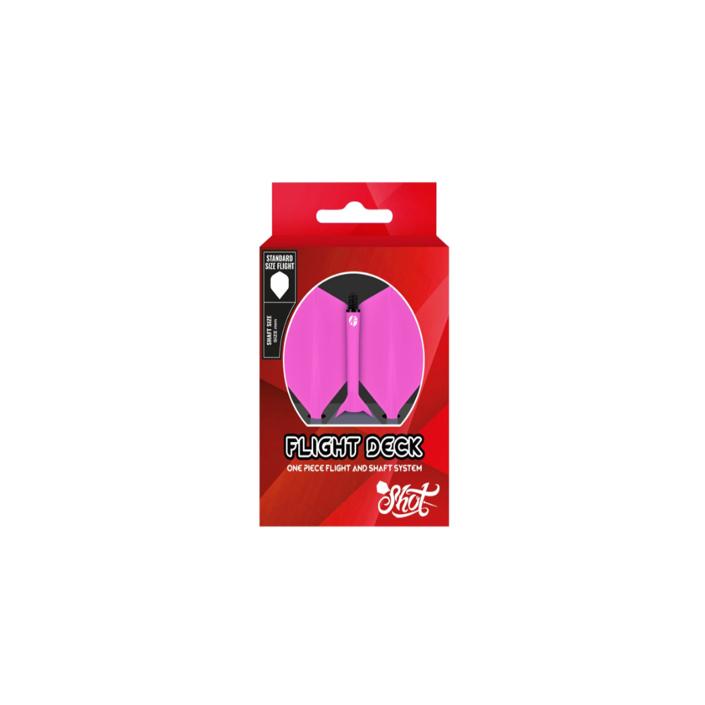 PINK - FLIGHT DECK-ONE PIECE DART FLIGHT SET
