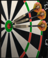 SHOT TALISMAN STEEL TIP DART SET