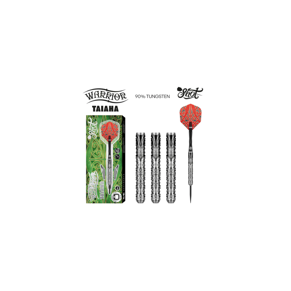 WARRIOR TAIAHA STEEL TIP DART SET
