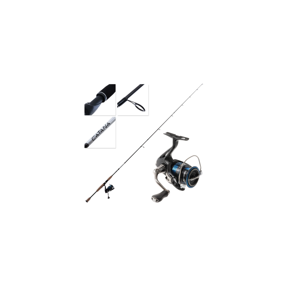 NEXAVE 2500HGFI + CATANA 6'6" 4 PCE 2/4KG SPIN ROD