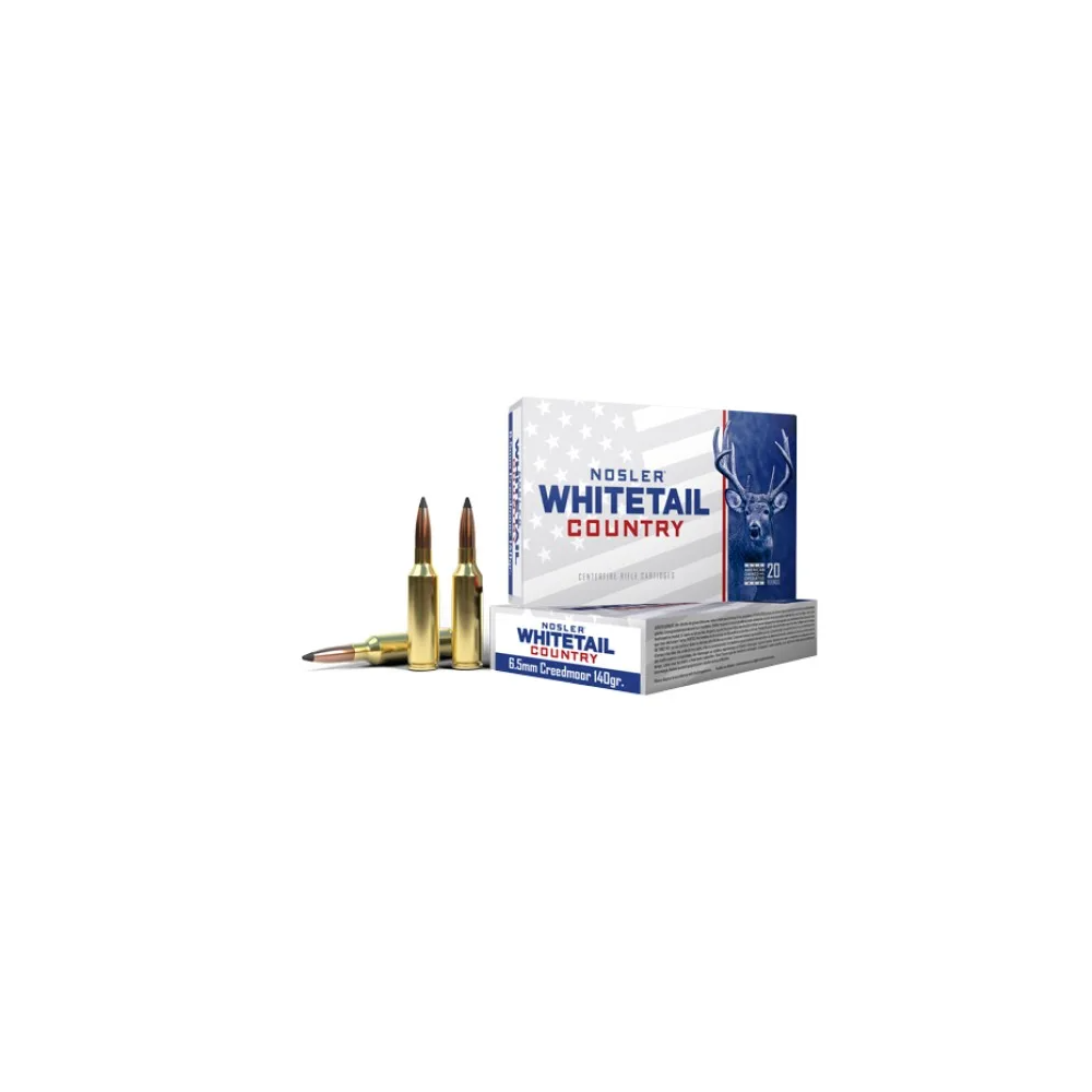NOSLER 6.5 CREEDMOOR 140GR WHITETAIL COUNTRY