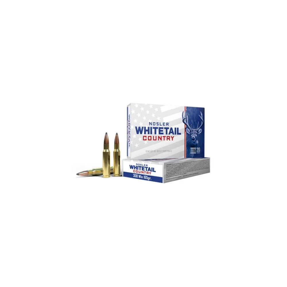 NOSLER 308 WINCHESTER 165 WHITETAIL COUNTRY