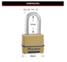 Excell Combination Lock 51mm