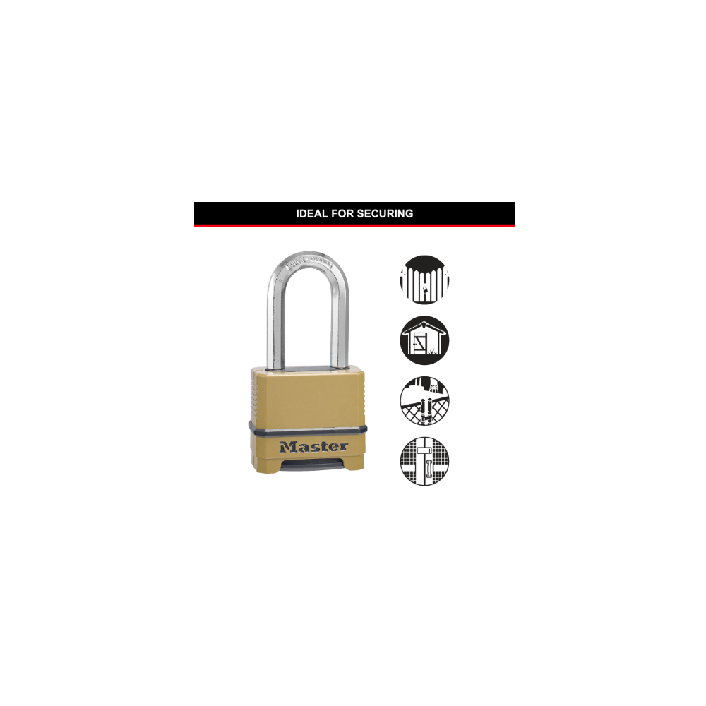 51mm - Excell Combination Lock - Locksmithing : King & Henry
