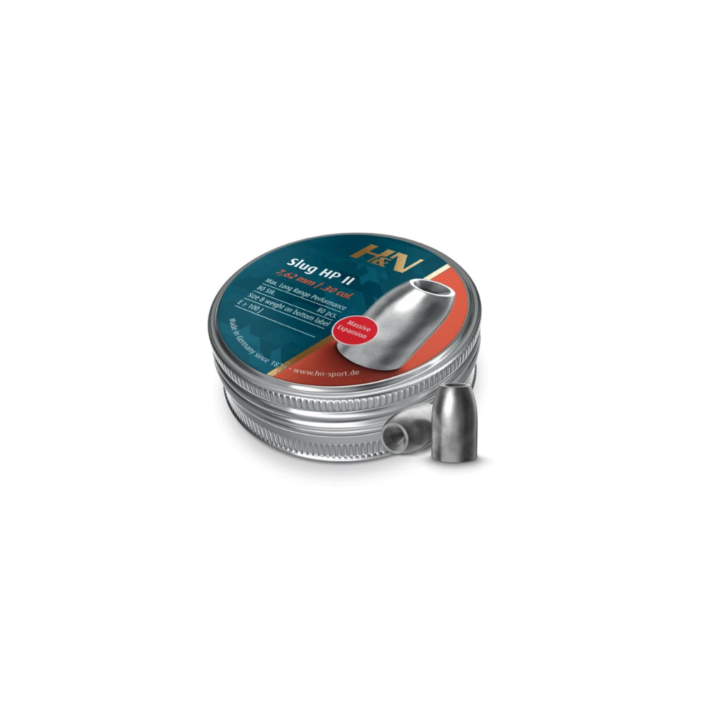 H&N .30 SLUG 50GR II 80 RND