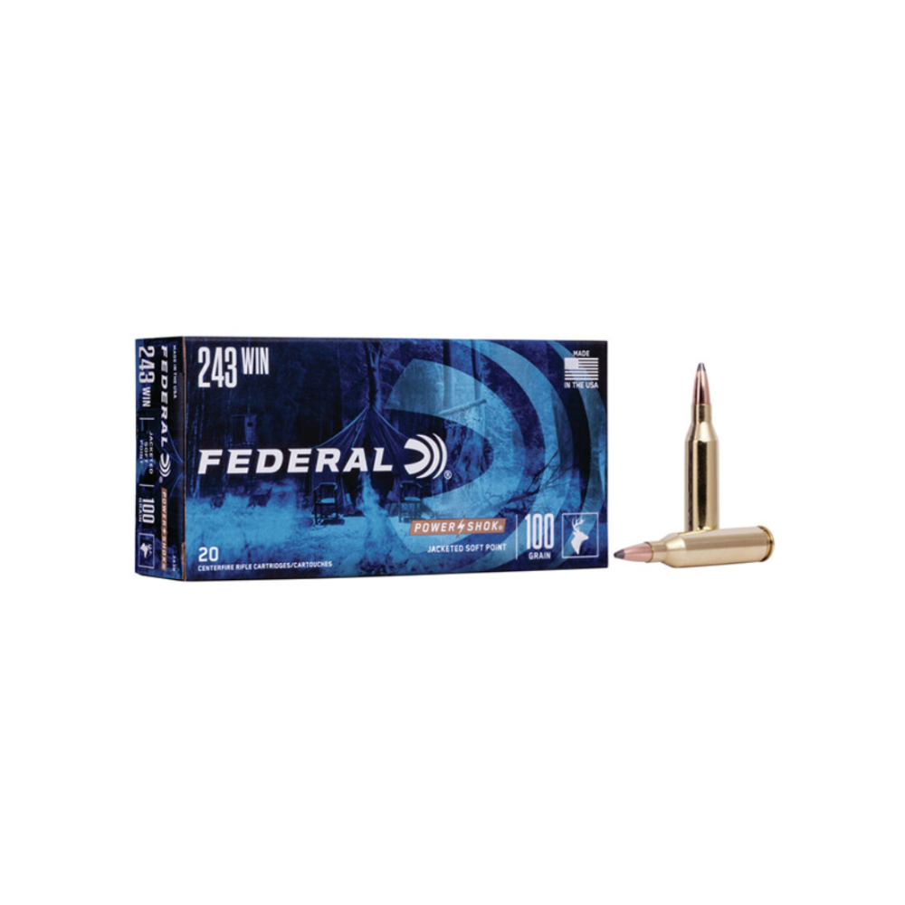 FEDERAL 243WIN 100GR POWER SHOK