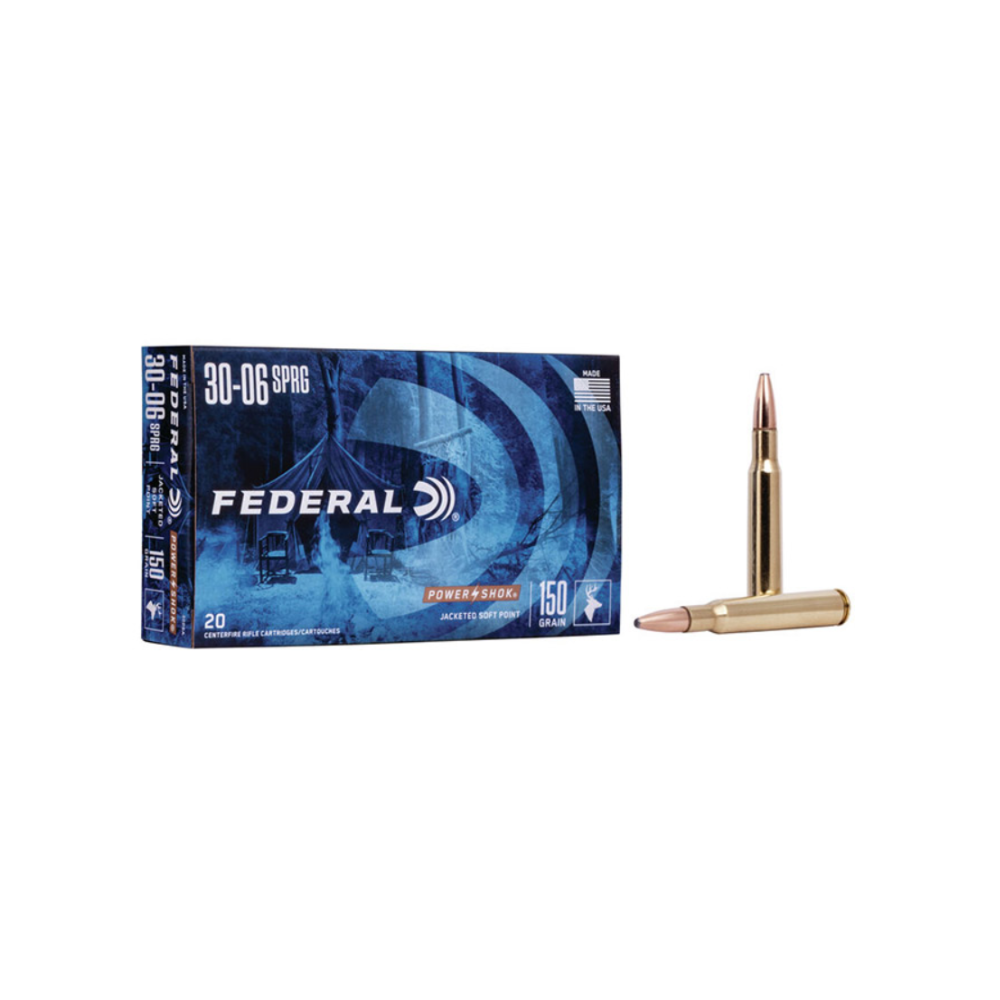 FEDERAL 30-06 SPR 150GR POWER SHOK