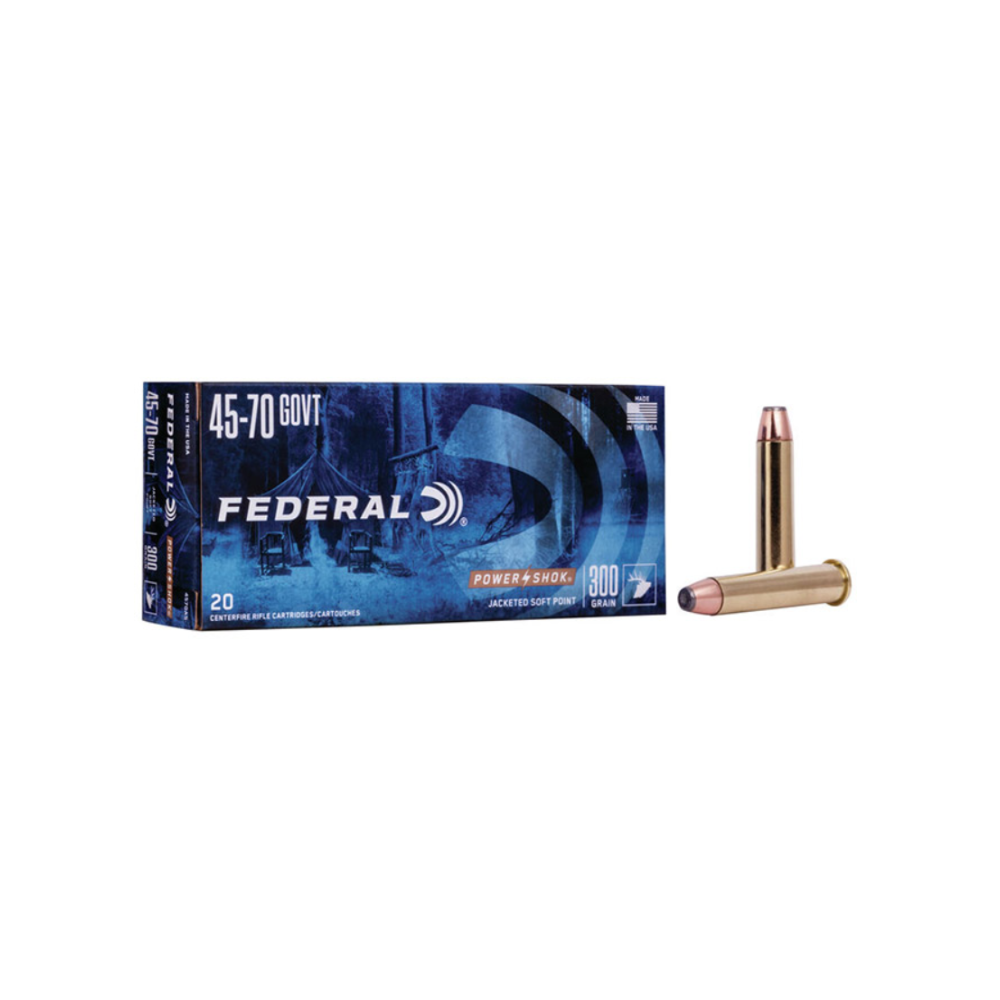 FEDERAL 45-70 GOVT 300GR JSP POWER SHOK