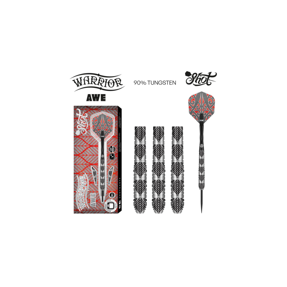 WARRIOR AWE STEEL TIP DART SET