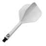 WHITE FLIGHT DECK ONE PIECE DART AND SHAFT SYSYEM