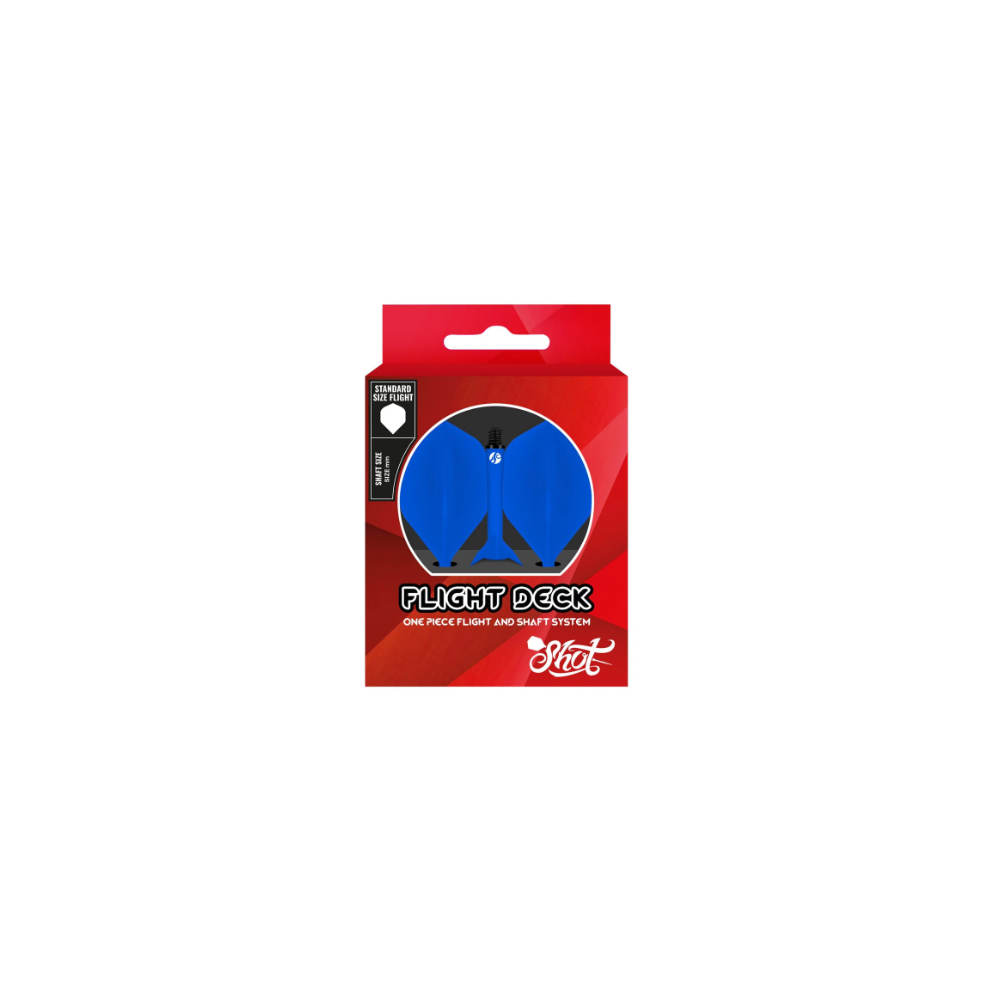 BLUE FLIGHT DECK - ONE PIECE DART FLIGHT