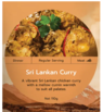 DINNER SRI LANKAN CURRY - REAL FOOD