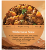 DINNER WILDERNESS STEW - REAL FOOD