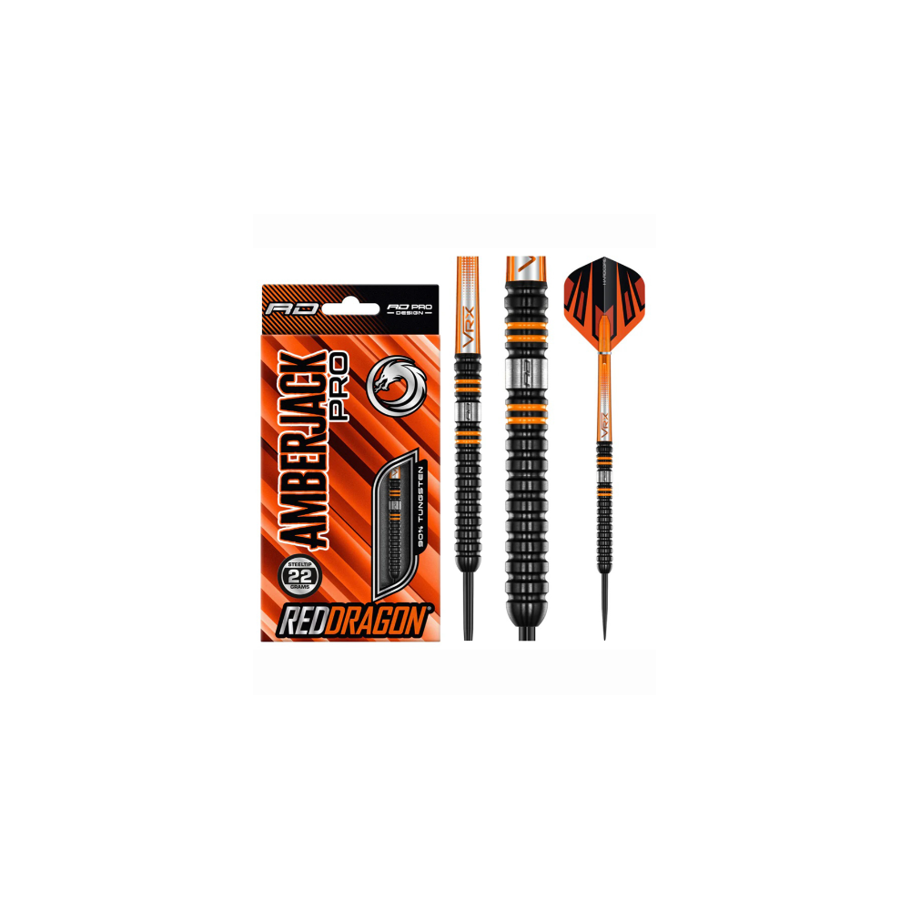 AMBERJACKS PRO - RED DRAGON DART SET
