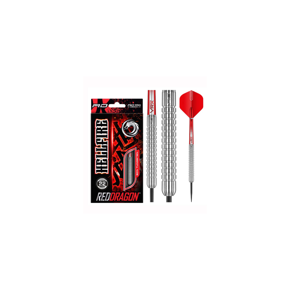 A 22G HELL FIRE - RED DRAGON DART SET
