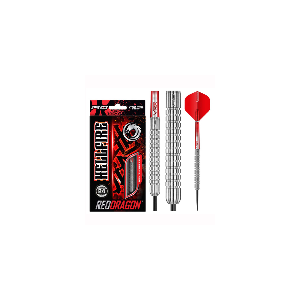 A 24G HELL FIRE - RED DRAGON DART SET
